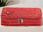 Thumbnail for Asmaani Satin 7 Pocket Red Bow Jewellery Kit