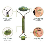 Thumbnail for Bronson Professional Jade Roller & Gua Sha Face Neck Dual Head Massage Kit - Dista