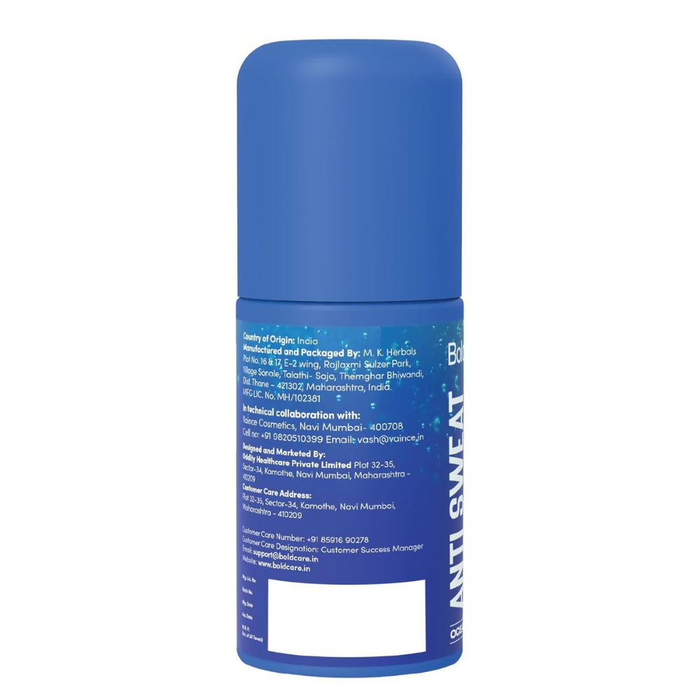 Bold Care Ocean Fresh Antiperspirant & Anti-sweat Deodorant Roll-on - Dista