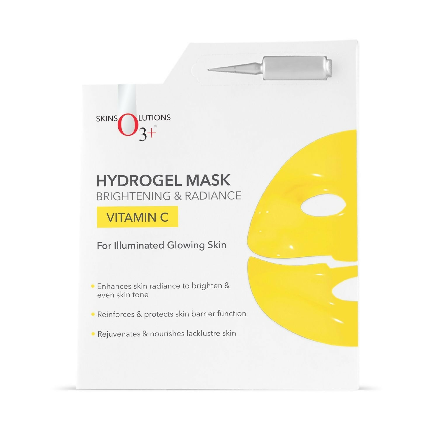 Professional O3+ Vitamin C Hydrogel Facial Mask For Radiant & Glowing Skin - Distacart