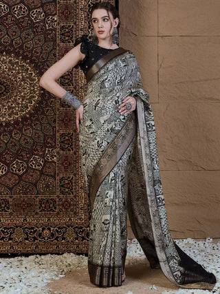 Anouk Ethnic Motifs Zari Silk Blend Sungudi Saree - Distacart