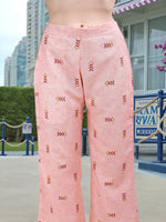 Thumbnail for Joban Fashion Pink Position Digital Print With Position Foil Kurta Set