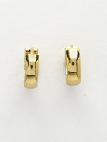 Thumbnail for NVR Men's Gold-Plated Stainless Steel Hoop Earrings - Distacart