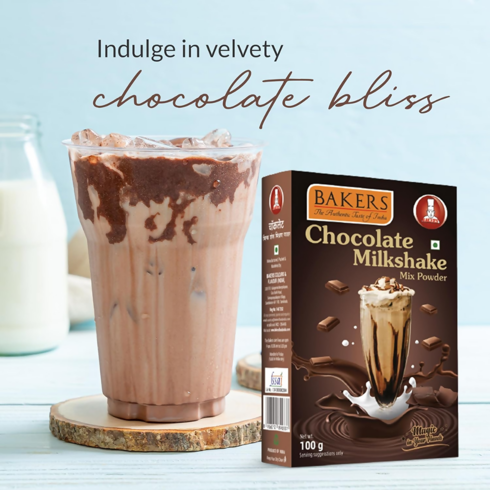 BAKERS Milk Shake Mix - Chocolate, Butterscotch, Vanilla & Strawberry - Dista