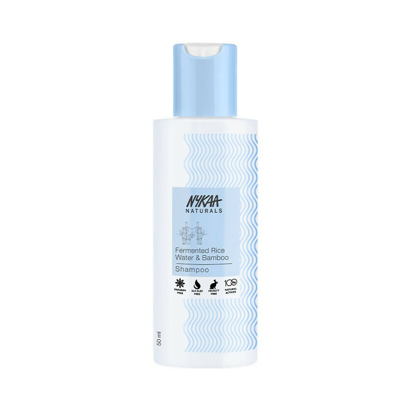 Nykaa Naturals Anti-Frizz Shampoo With Fermented Rice Water, Bamboo & Argan Oil - Distacart
