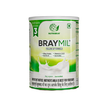 Braymil Follow Up Formula 3 Powder From 12 Months & Above - Distacart