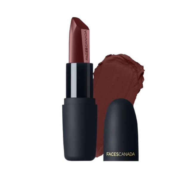 Faces Canada Weightless Matte Finish Lipstick - Brown Ashes 25 - Distacart