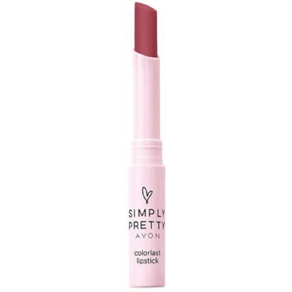 Avon Simply Pretty Colorlast Lipstick - Luscious Cherry - Distacart
