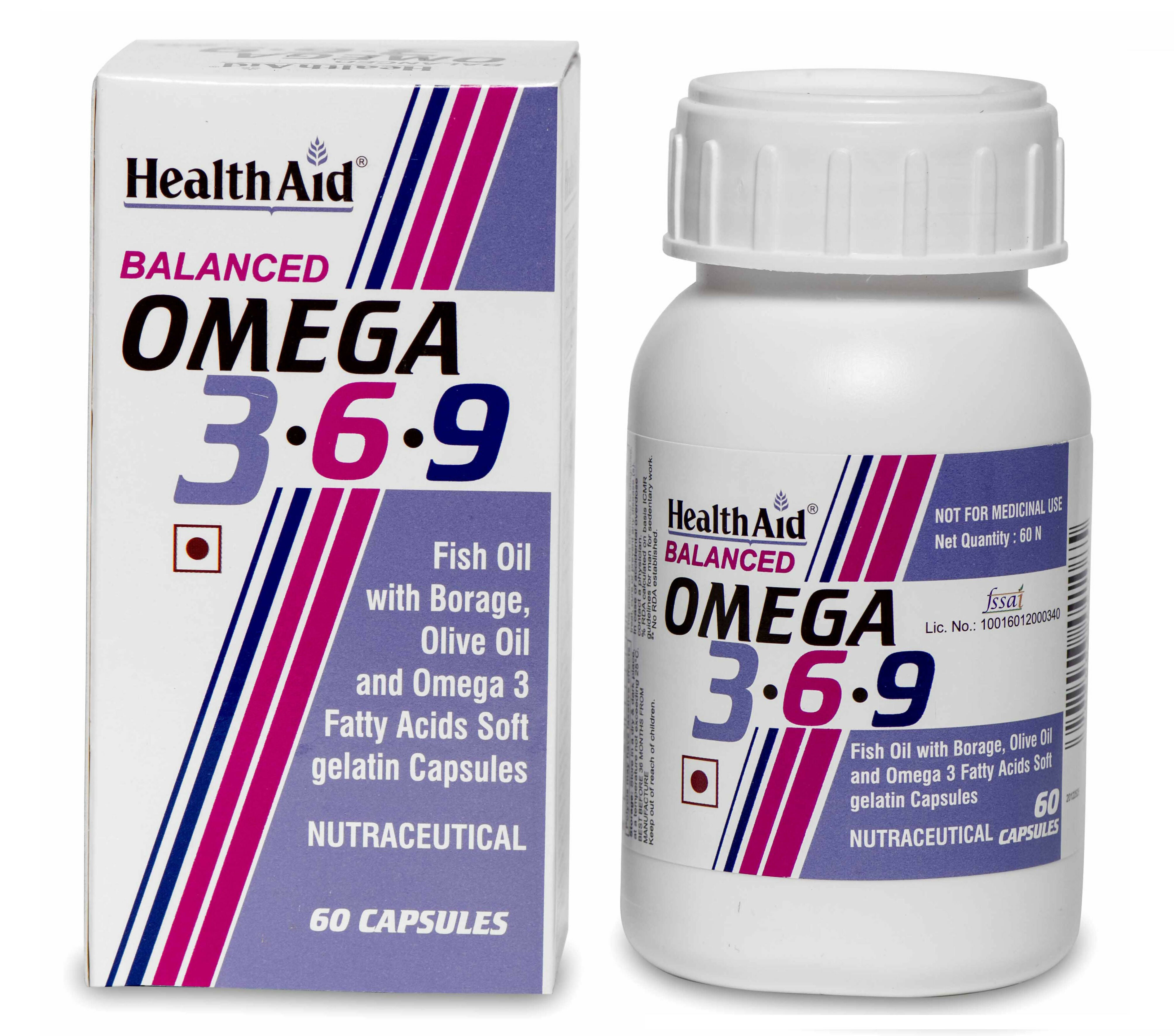 HealthAid Balanced Omega 3.6.9 Capsules - Distacart