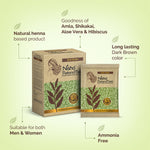 Thumbnail for Nisha Naturemate Natural Henna-Based Hair Color - Dark Brown - Distacart