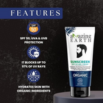 Thumbnail for Amazing Earth Sunscreen for Men - SPF 50 Gel Cream