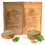 Thumbnail for Etheric Brahmi & Bhringraj Powder Combo – Herbal Hair Growth & Hair Care Treatment - Dista