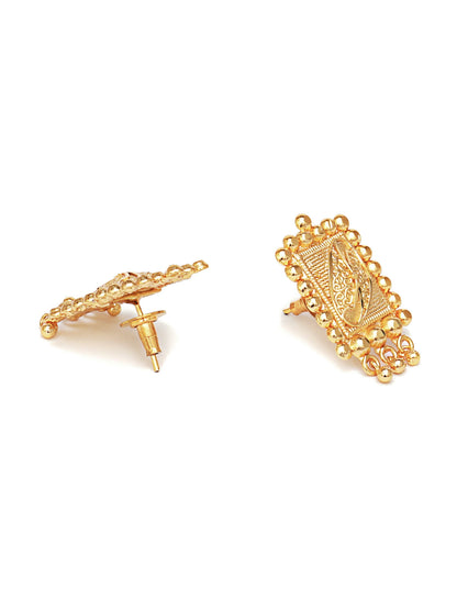 Gold plating jewellery set (Gold) - Ruby Raang - Distacart