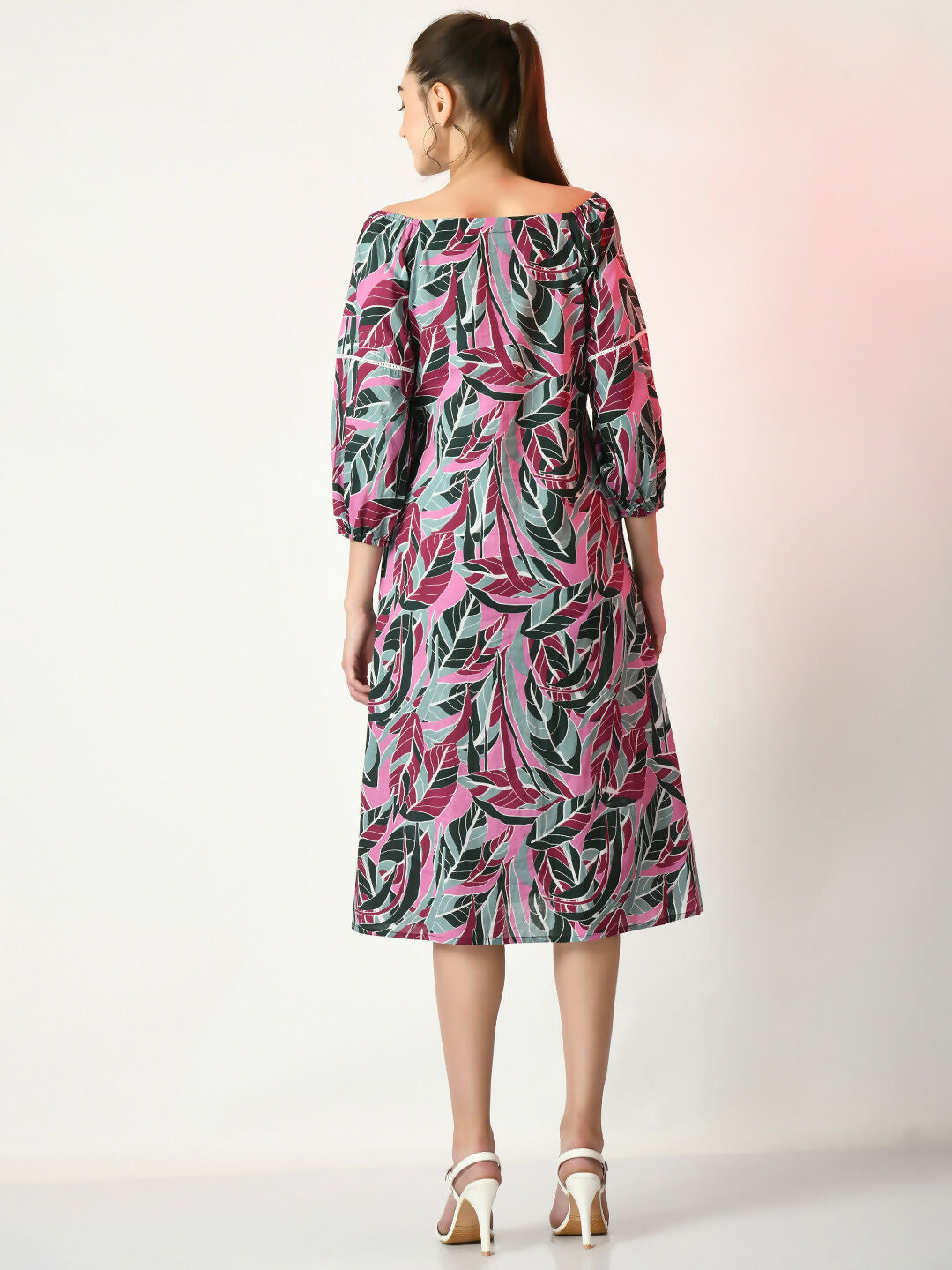Myshka Women's Multi Printed Dress - Distacart