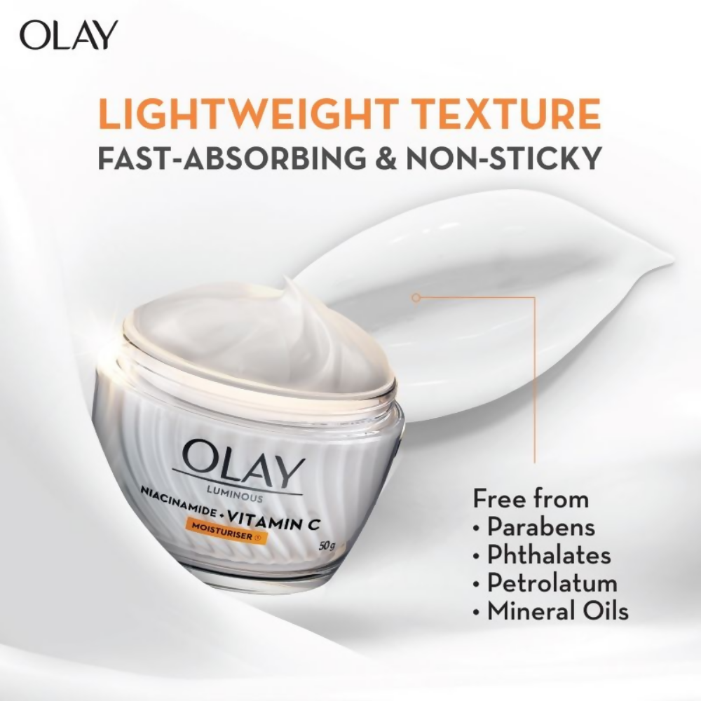 Olay Vitamin C Kit For 2x Glow - Cream With Free Cleanser - Distacart