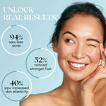 Thumbnail for Wellbeing Nutrition Glow Korean Marine Collagen Peptides Tropical Bliss Flavor & Unflavored Combo - Distacart