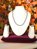 Inhanns Crystal Bloom – Single Line Necklace + Studs - Gray - Distacart