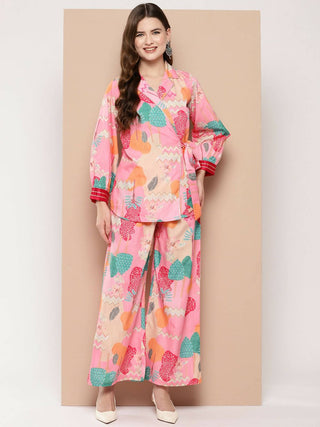 Ahalyaa Women's Traditional Wear Co-ods - Multi - Distacart