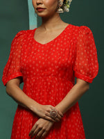 Thumbnail for Sangria Printed Kurta & Trouser With Dupatta