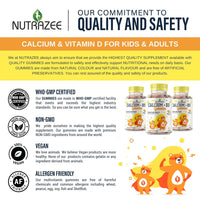 Thumbnail for Nutrazee Calcium + D3 Gummies For Kids & Adults - Distacart