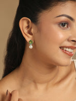 Thumbnail for Nuyug Green Emerald Elegance Anti Tarnish Studs