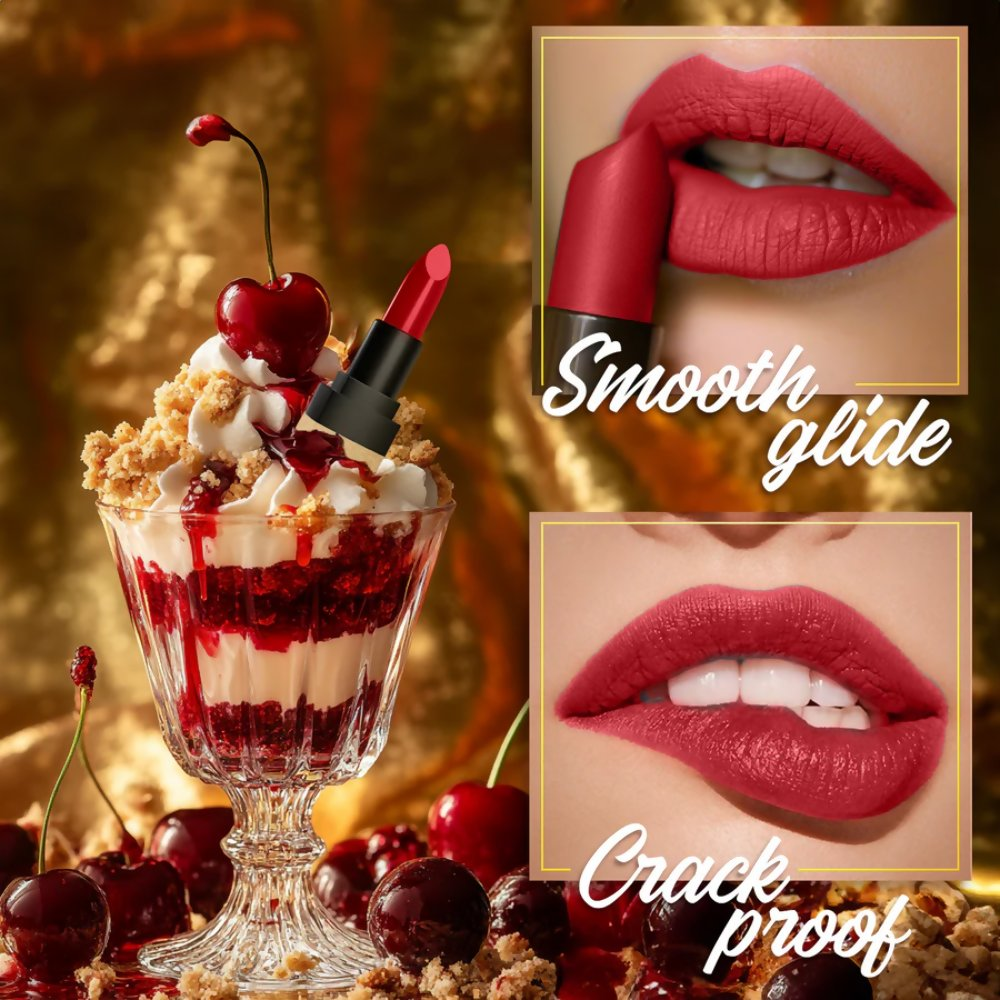 Faces Canada Comfy Matte Velvet Touch Lipstick - Cherry Pie 02 - Distacart
