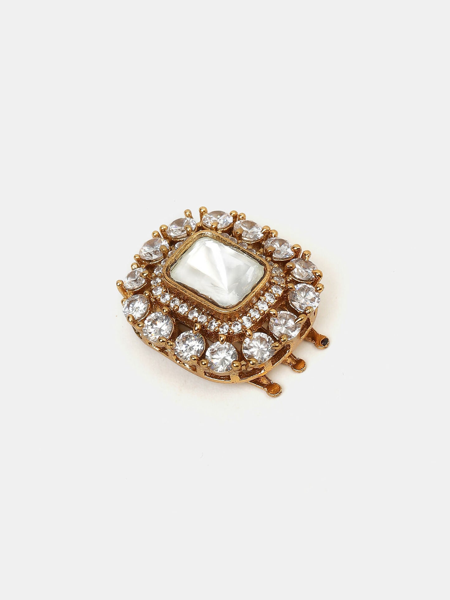 Ruby Raang Silken Floral Hair Pin - Distacart