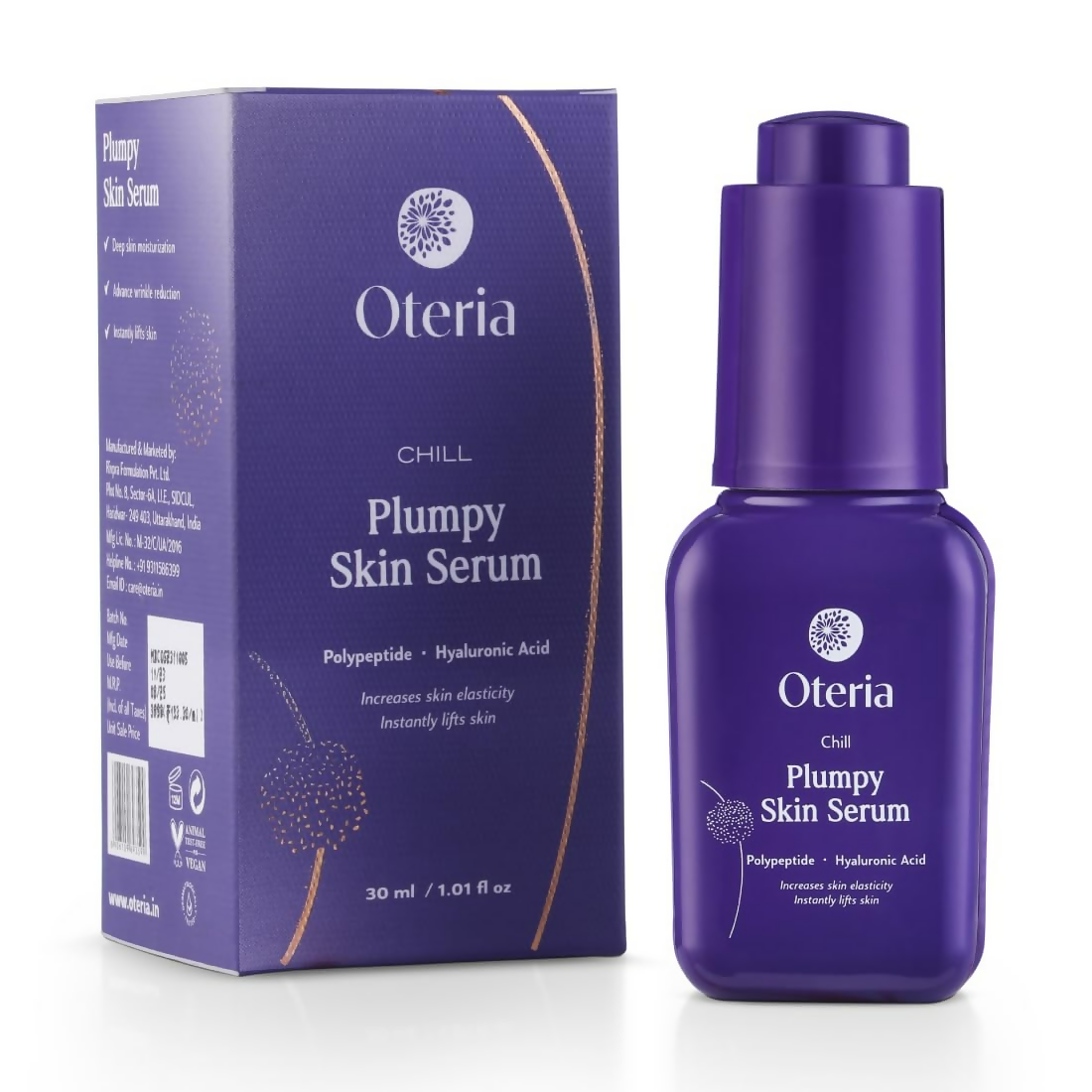 Oteria Luxury Plumpy Skin Glow Serum For Pigmentation Removal Serum - Distacart