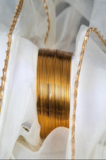 Thumbnail for Vastrabhushan Gold Bangle Set: Stackable Indian Chudi, Minimalist Ethnic Jewelry, Size 2.8 - Dista