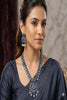 Vastrabhushan Handmade Oxidized German Silver Necklace Set - Dista