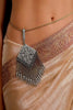 Vastrabhushan Oxidized Silver Saree Chabi Challa | Single Layer Waist Keychain - Dista