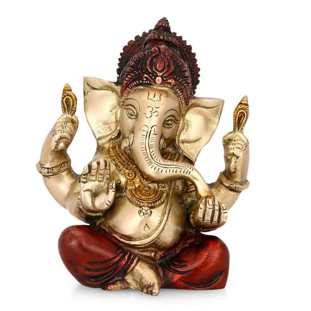 Collectible India Brass Ganesh Ganesha Murti Idol - Distacart