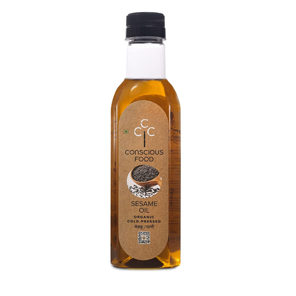 Conscious Food Organic Cold Pressed Sesame Oil - Distacart