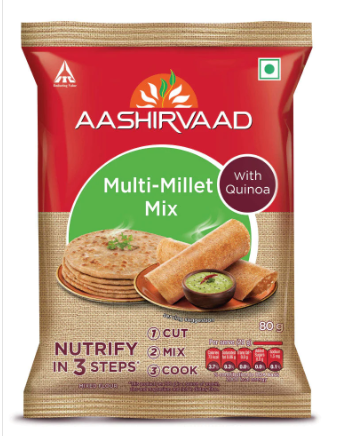 Aashirvaad Nature's Super Foods Multi Millet Mix Pouch - Distacart
