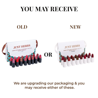 Just Herbs Herb Enriched Ayurvedic Lipstick Micro-Mini Kit - Distacart