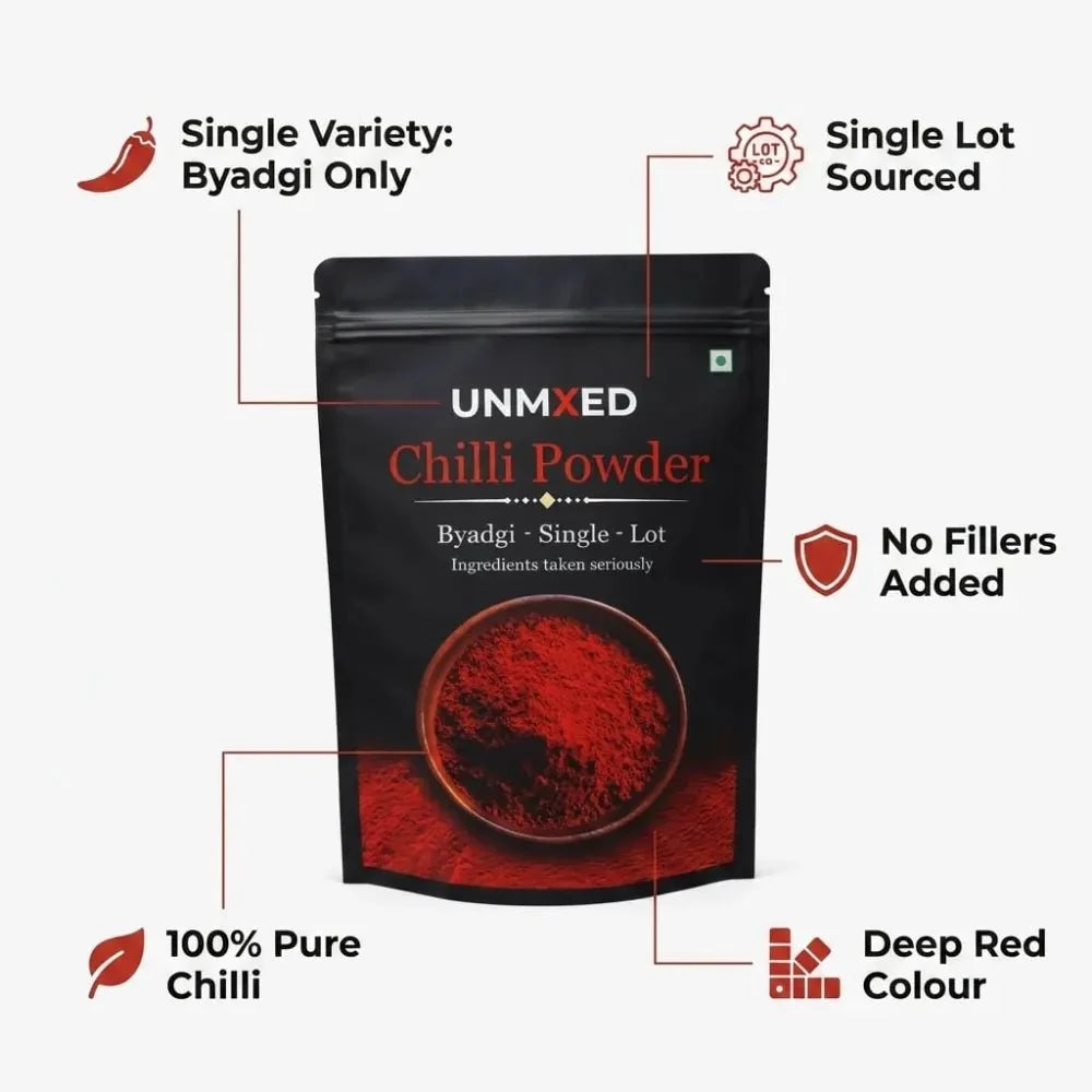 unmixed byadgi chilli powder