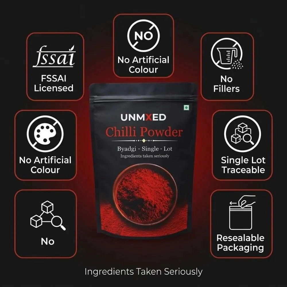 unmixed byadgi chilli powder