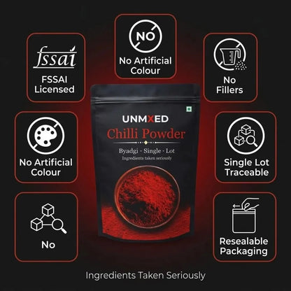 unmixed byadgi chilli powder