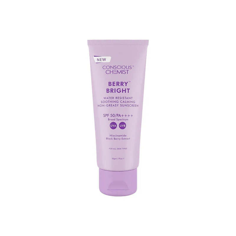 Conscious Chemist Berry Bright Sunscreen SPF 50 - Distacart