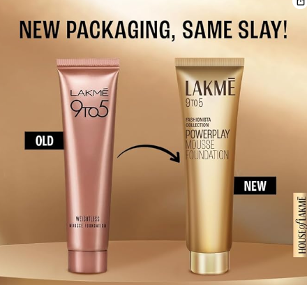 Lakme 9 To 5 Weightless Mousse Foundation - Beige Vanilla - Distacart