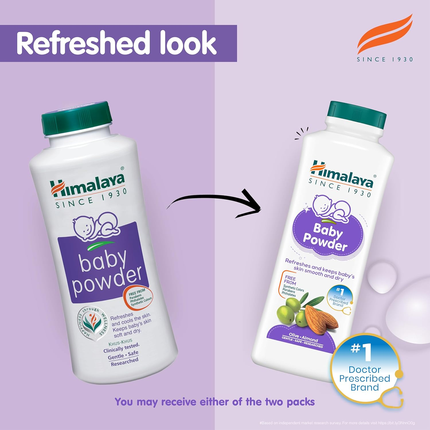 Himalaya Herbals - Baby Powder For Refreshes & Cools the Skin - Distacart