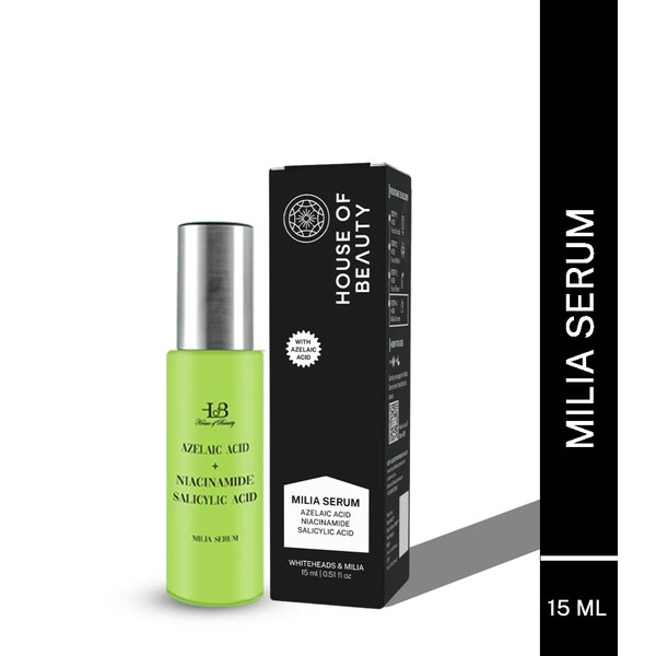 House of Beauty Milia Serum with Azelaic Acid, Niacinamide, Salicylic Acid - Distacart