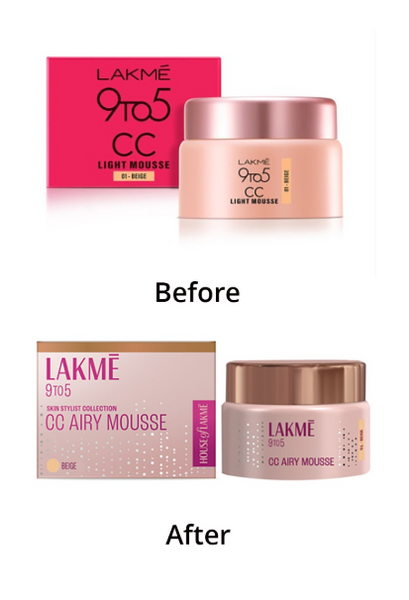Lakme 9 To 5 CC Mousse - Beige - Distacart