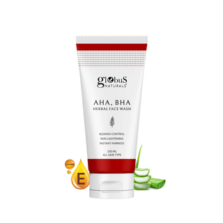 Globus Naturals AHA, BHA Herbal Face Wash - Distacart