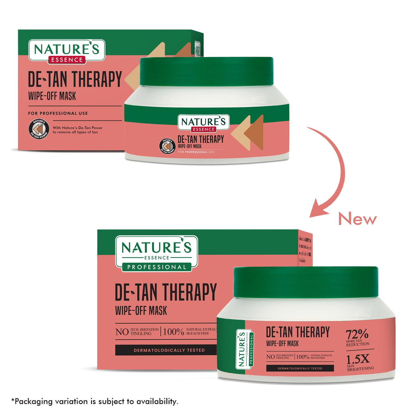 Nature's Essence Detan Therapy Wipe-Off Mask - Distacart