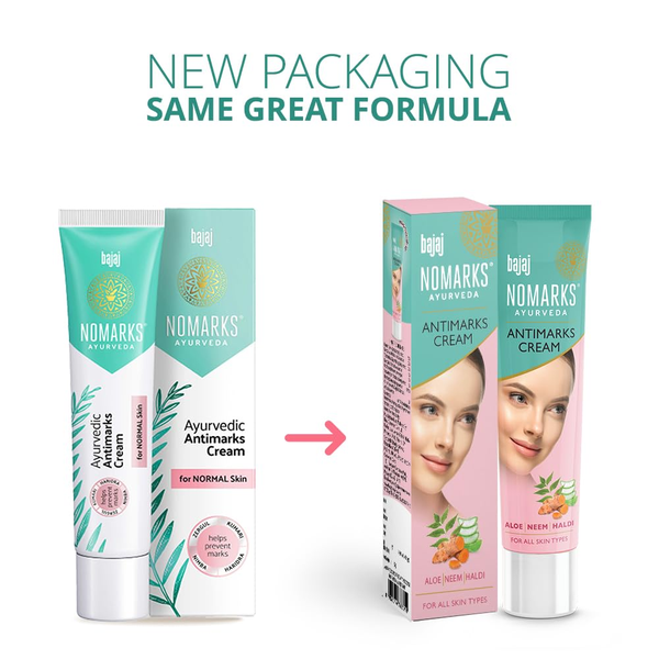 Bajaj Nomarks Ayurvedic Antimarks Cream For Normal Skin - Distacart