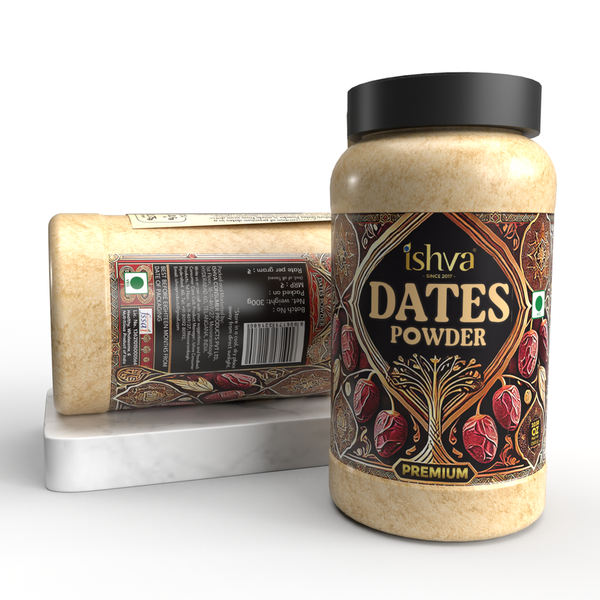 Ishva Dates Powder Jar Bottle - Distacart