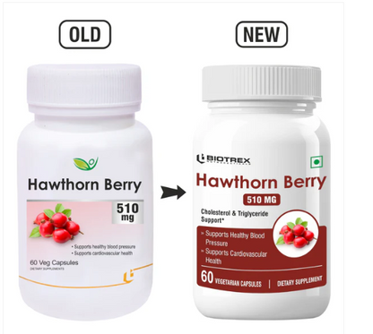 Biotrex Hawthorn Berry 510Mg Veg Capsules - Distacart
