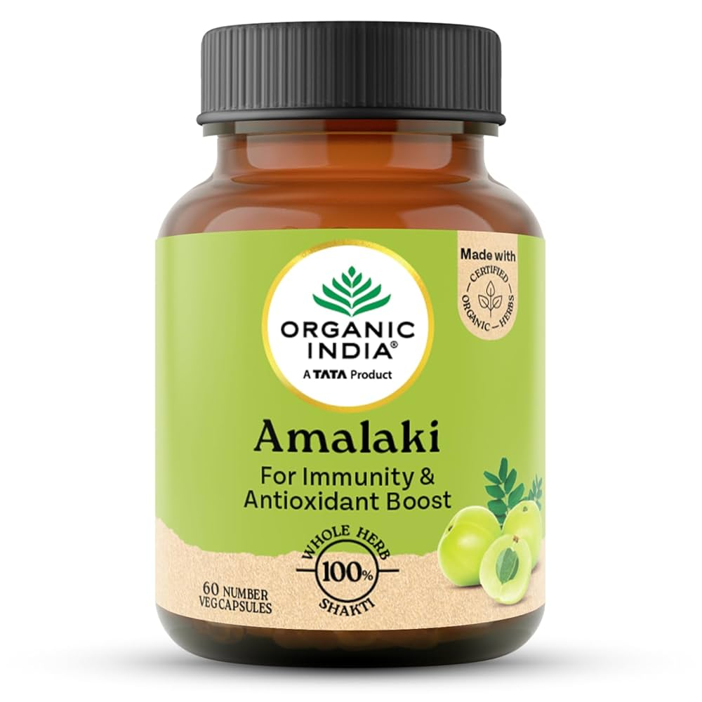 Organic India Amalaki Capsules - Distacart