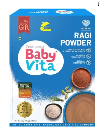 Babyvita Arbanox Ragi Powder Nutrient-Rich Blend for Little Ones - Distacart